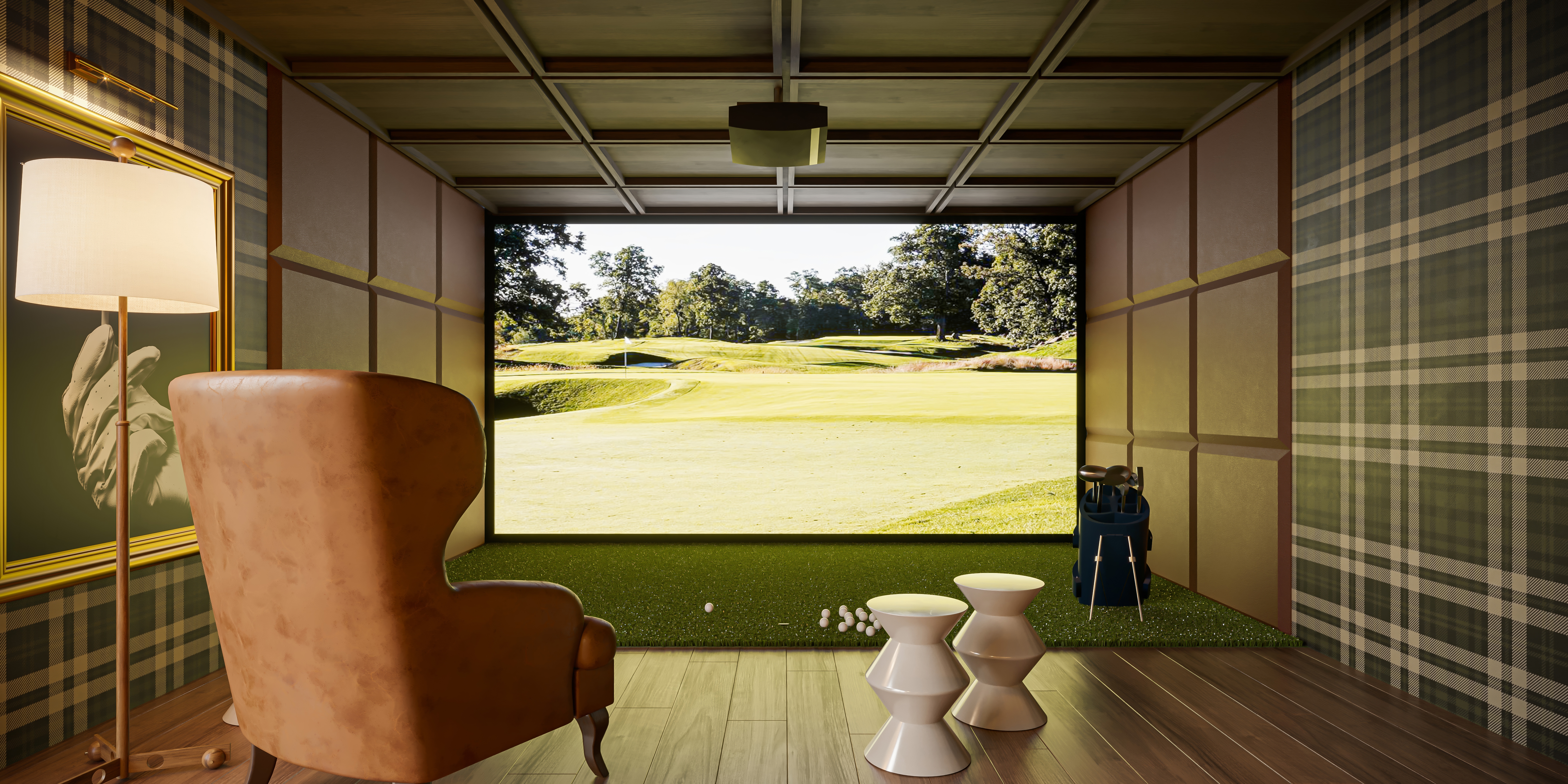 Golf indoor do The Pineyards
